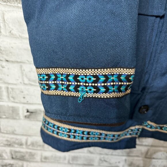 Vintage Inuit Parka Coat Goose Down Puffer Jacket Fur Trim Hood - Picture 11 of 16